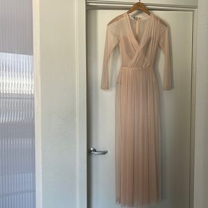 House of CB dress sheer maxi dress